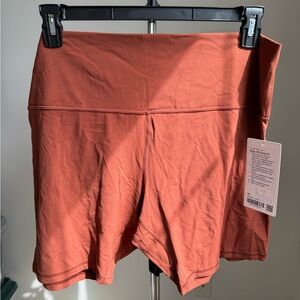 Lululemon Athletica Align HR Shorts in Dark Terracotta 8”
